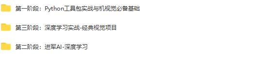 人工智能-计算机视觉实战之路(必备算法+深度学习+项目实战)| 完结