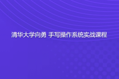 清华大学向勇 手写<em>操作系统</em>实战课程