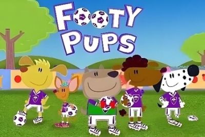 3-6岁孩子<em>看</em>的 BBC足球题材动画片：Footy Pups英文版1-2季