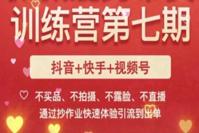 佩佩混剪带货训练营（第七期）