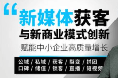全网获客+新媒体运营+短视频营销