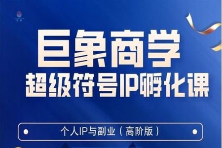 巨象超级IP孵化高阶陪跑课