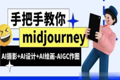 MJ基础 midjourney新手入门基础，<em>AI</em>摄影+<em>AI</em>设计+<em>AI</em>绘画-AIGC作图
