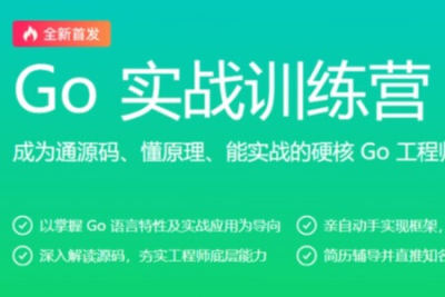 <em>极</em><em>客</em><em>时间</em>-Go实战训练营1期|价值5999元|2022年|重磅首发|完结
