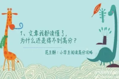 花生酥：小学生阅读高分攻略