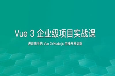 Vue <em>3</em> 企业级项目实战课 | 更新完结