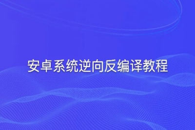 <em>安</em><em>卓</em>系统逆向反编译教程