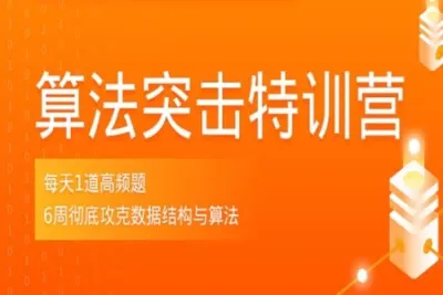 拉钩-算法突击特训营|2021<em>年</em>|价值2298元|完结