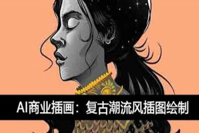 <em>AI</em>商业插画：复古潮流风插图绘制 | 完结