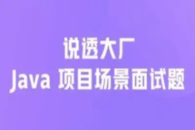 说透大厂java项目场景面试题 掘金小册