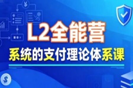 支付学院L2全能营,系统的支付理论体系课