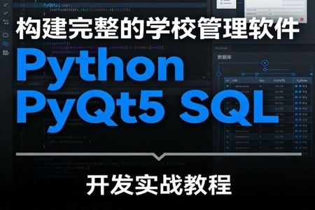 构建完整的学校管理软件 Python PyQt5 SQL