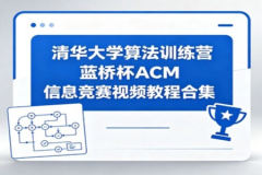 清华大学算法训练营蓝桥杯ACM信息竞赛视频教程合集